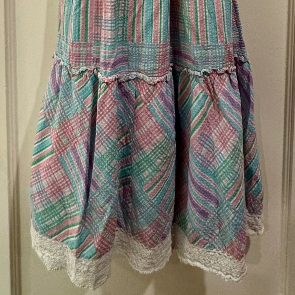 LoveShackFancy Emeka Cotton Tie Front Dress - Picture 5 of 7